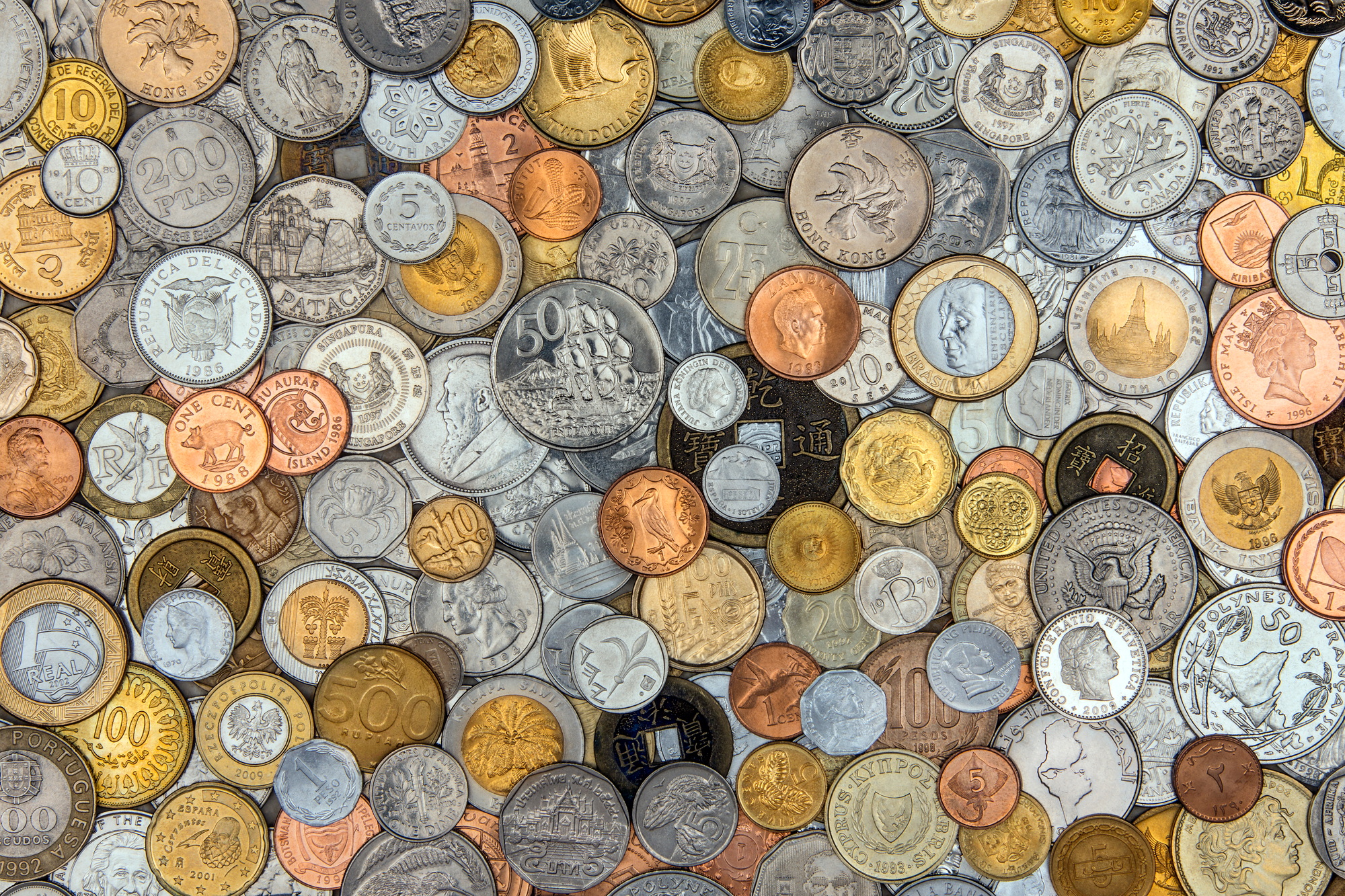 Coins from around the world